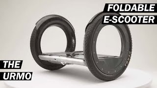 Foldable E-Scooter That Folds Into The Size Of A Briefcase
