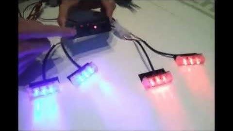 LED Strobe Kit with Red/Blue - Oznium.com