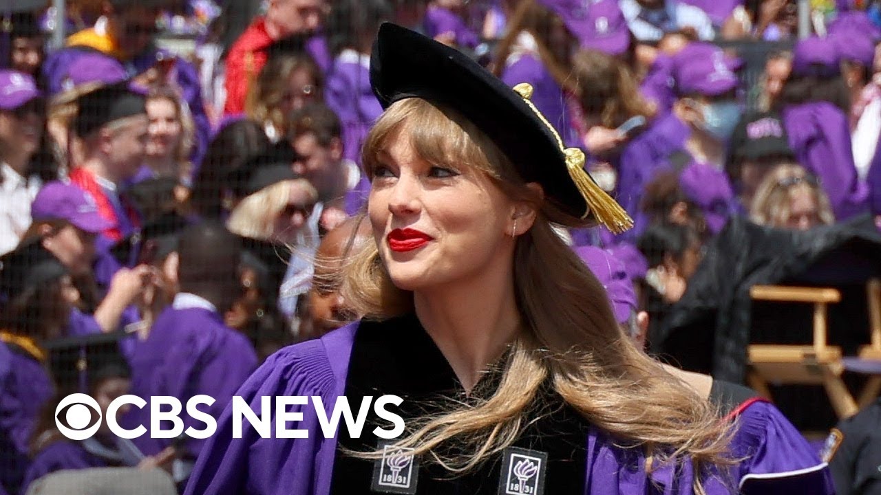 ⁣Taylor Swift speaks at NYU graduation ceremony in Yankee Stadium | full video