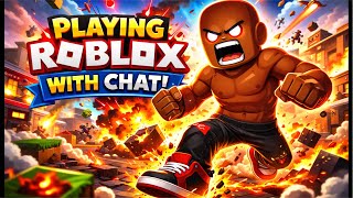 PLAYING ROBLOX WITH CHAT