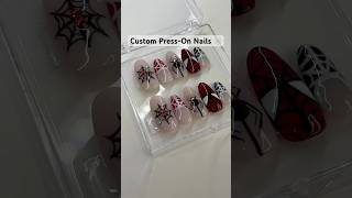 Custom Press On Nails | Spiderman #handmade #pressonnails #smallbusiness