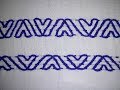 Hand embroidery nakshi katha design tutorial