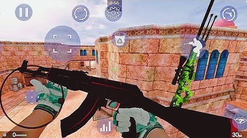 Strike Port Destruction | AK-47 Redline + M4a1 Hypebeast csgo spd | Offline Fps Android Gameplay