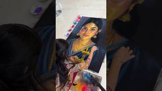 “Diwali may end, but the light we create stays forever 🪔✨ | glowing portrait rangoli
