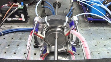 Vibration close to natural frequency of stator