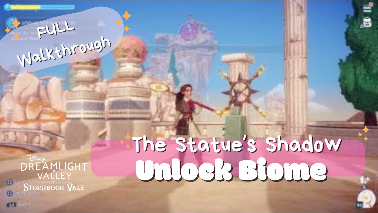 Open The Statue’s Shadow Biome and Comple The Marble Colossus Quest in Storybook Vale with me