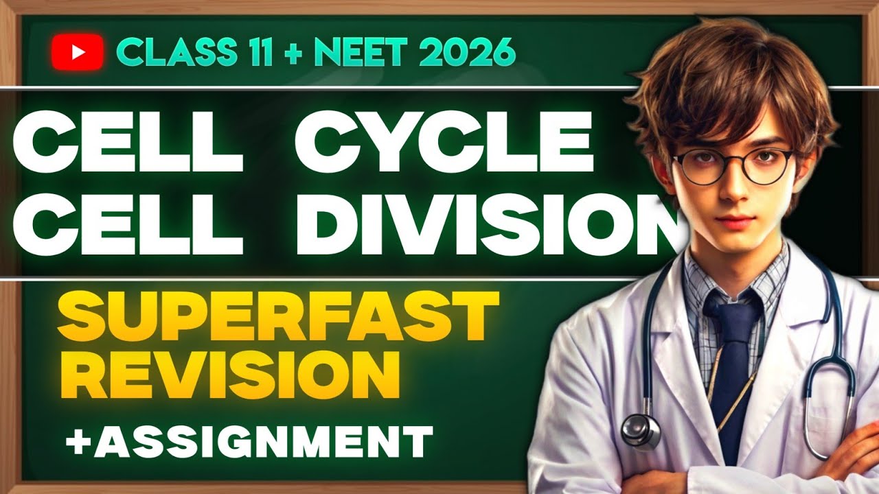 Cell Cycle And Cell Division SUPERFAST OneShot Revision | Biology ...