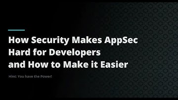 Why Developers Struggle with API Security, Scott Gerlach, StackHawk | Postman Galaxy 2021