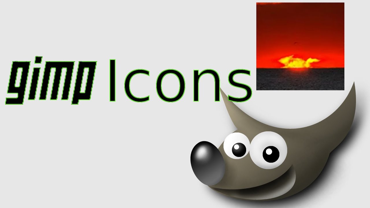 How to Convert Pictures to Icons Using GIMP - YouTube