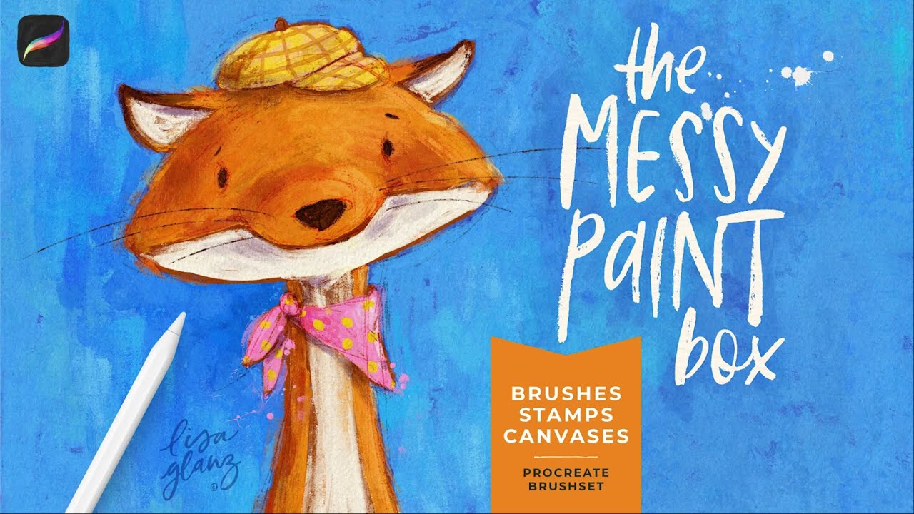 Introducing the Messy Paintbox for Procreate - authentic digital paint brushes