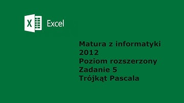 Matura 2012 Formuła do 2014 Arkusz II Excel