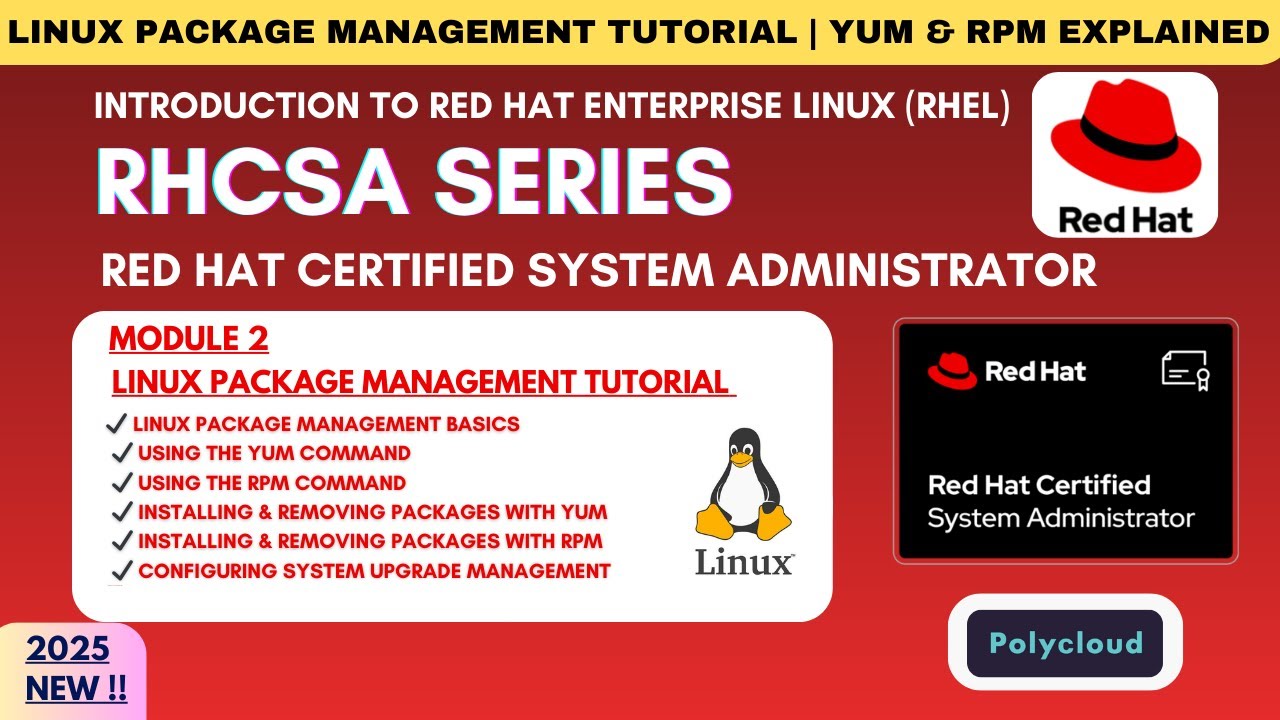 Linux Package Management Tutorial | YUM & RPM Explained | RHCSA Red Hat ...