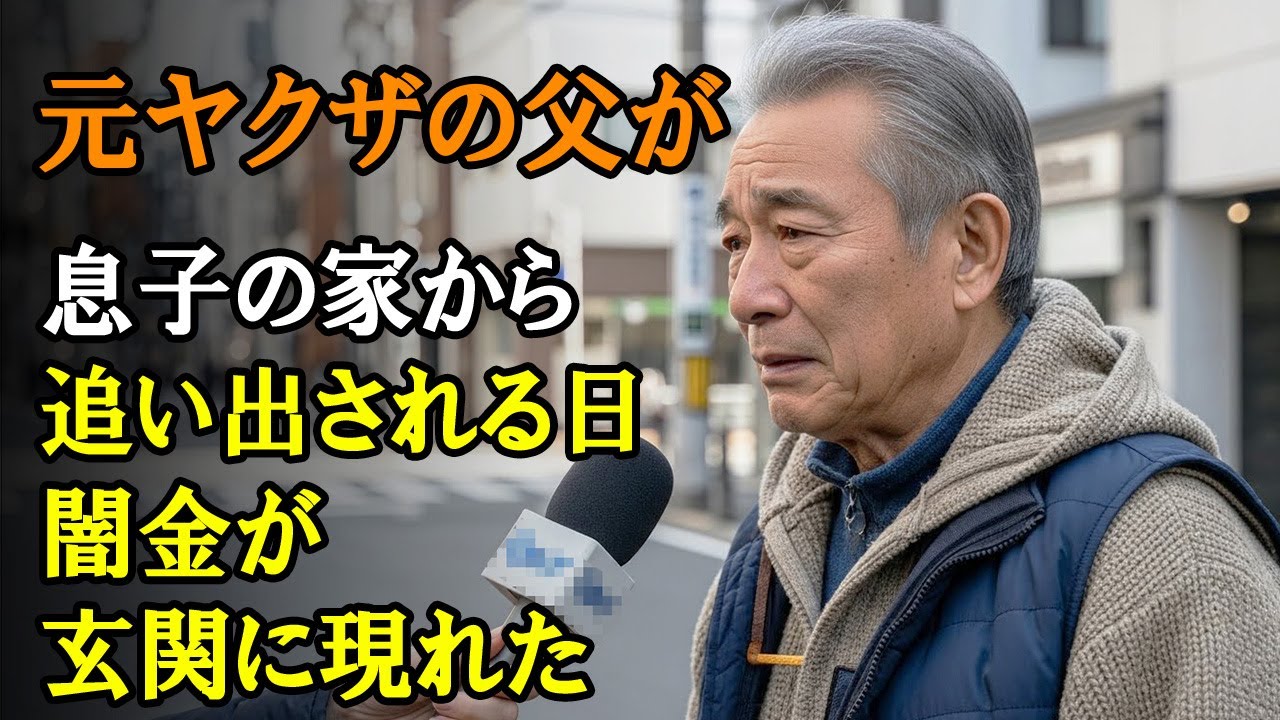 元ヤクザの父が息子の家から追い出される日、闇金が玄関に現れた