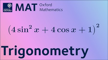 Trigonometry | MAT livestream 2024