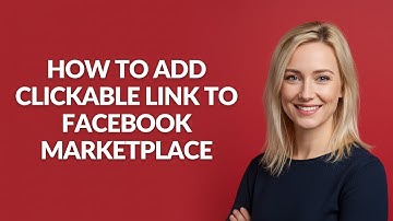HOW TO ADD CLICKABLE LINK TO FACEBOOK MARKETPLACE - Julia