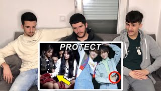 FNF Reacts to Kpop idols protecting others from wardrobe Malfunction