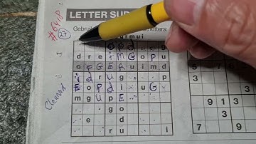 (#6418) Friday. 🌻 Letter Sudoku puzzle. Bonus Extra edition. 05-05-2023 Extra part 1 of 3