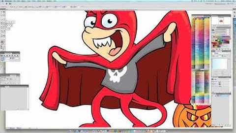 Illustrator Time Lapse, Speed Vector Illustration 01, Devil - Ant Creations TV