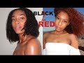 I DYED MY HAiR THiS GiNGER|AUBURN ll COLOR AT HOME llBOX DYE