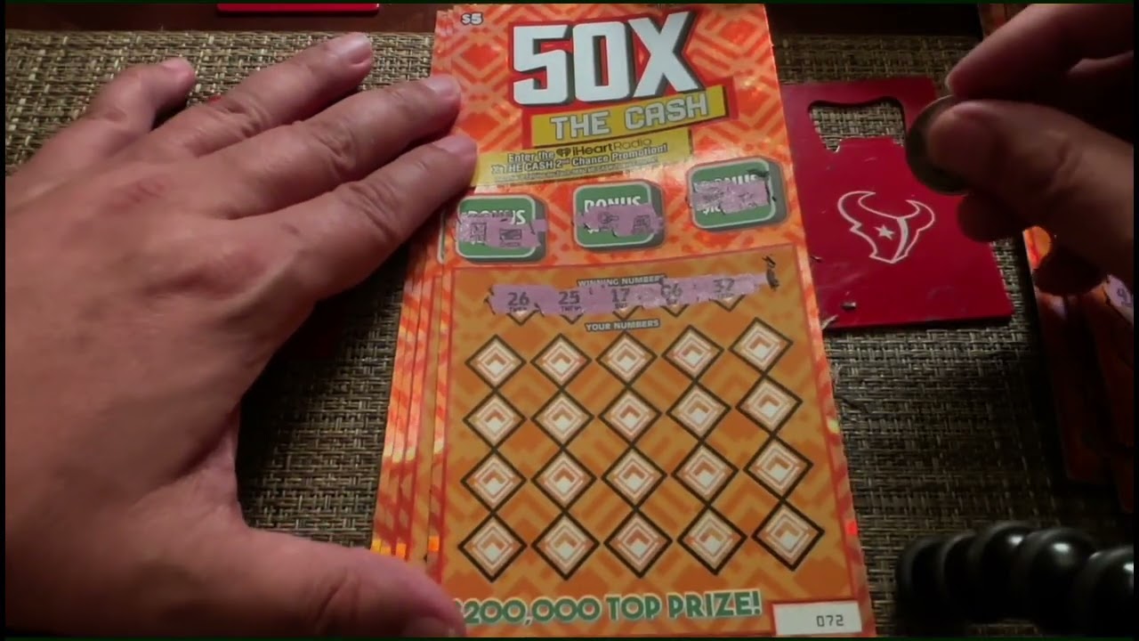 NEW 50x The Money iHeart Radio Texas Lottery Scratch Tickets