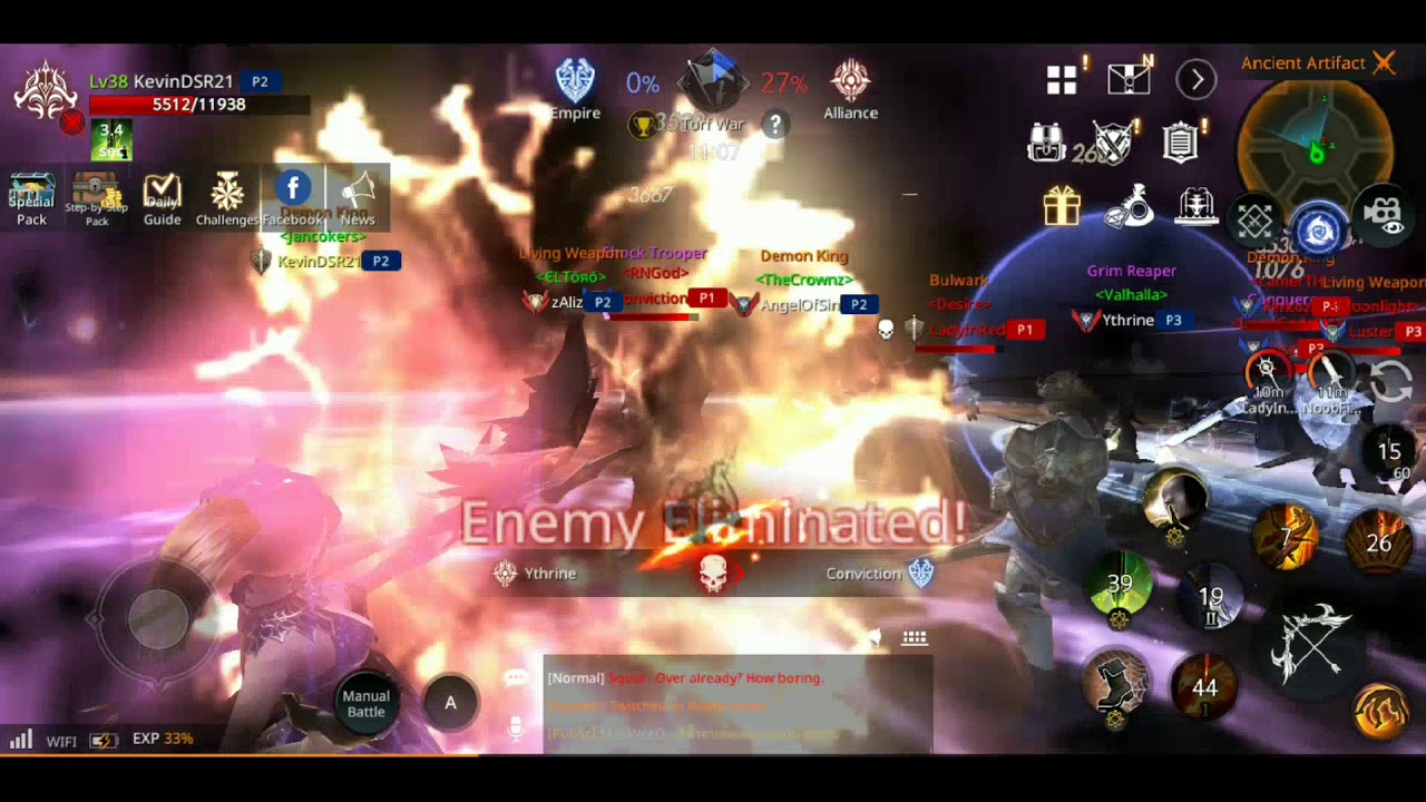 Alliance X Empire. Tips and Trick besarin Power ala Free player Sampai