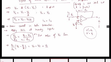 Chapter_2: Lecture7-Non-inverting configuration, Effect of Finite Open loop gain, Voltage Follower