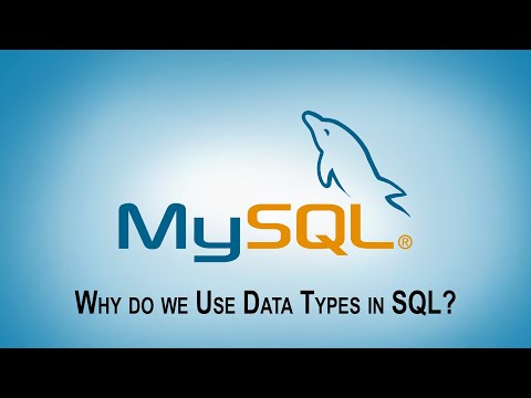 Why do we use datatypes in SQL || Structured Query Language