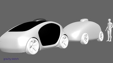 Gravity Sketch Full Tutorial: Autonomous Rideshare Vehicle Exterior