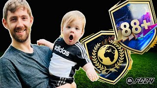 FC 24 -  My 1 year old opens my 90+ TOTS upgrade Pack