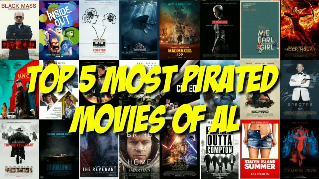 TOP 5 MOST PIRATED MOVIES OF ALL TIME. YOU MUST SEE BEFORE DIEING