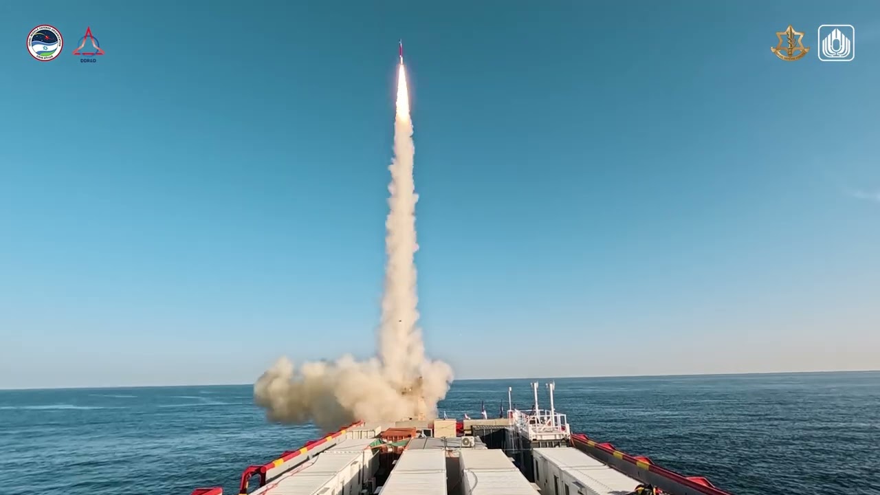 ניסוי קלע דוד (צילום: משרד הביטחון)