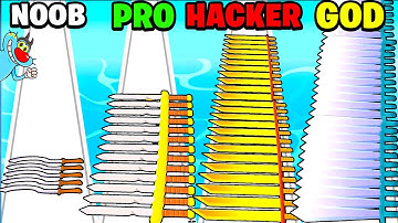 NOOB vs PRO vs HACKER vs GOD | Cutting Run  | With Oggy And Jack | Rock Indian Gamer |