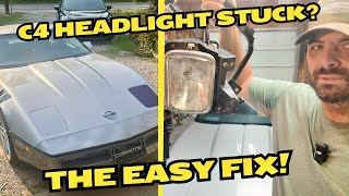 I Took The Easy Way Out On These Stuck C4 Headlights