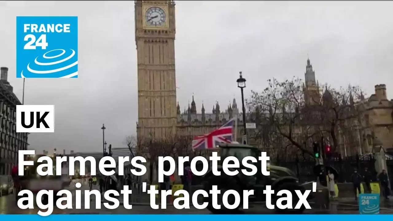Thousands of British farmers protest against 'tractor tax' on ...