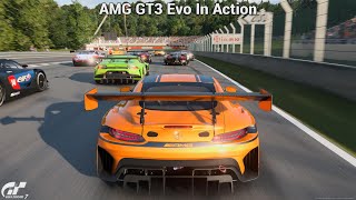 Gran Turismo 7 | Mercedes-AMG GT3 Evo '20 in Action - Deep Forest raceway [4KPS5] screenshot 3
