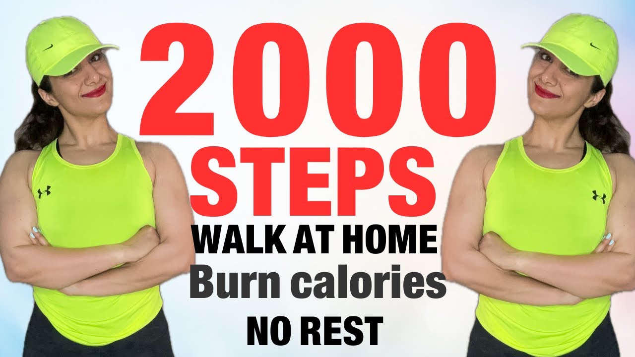 1 mile workout |walk at home|aerobics workout |knee friendly |no equipment |no rest