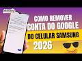 Como Remover Conta do Google do Celular Samsung Bypass FRP Samsung Método Fácil