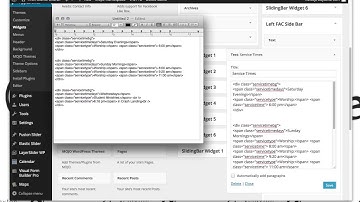 Avada Sidebars | Updating your Wordperss website