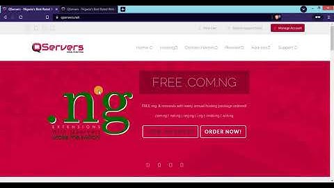 Qservers Web Hosting - Get  .NG And  .COM.NG Extentions As A Nigerian In 2022