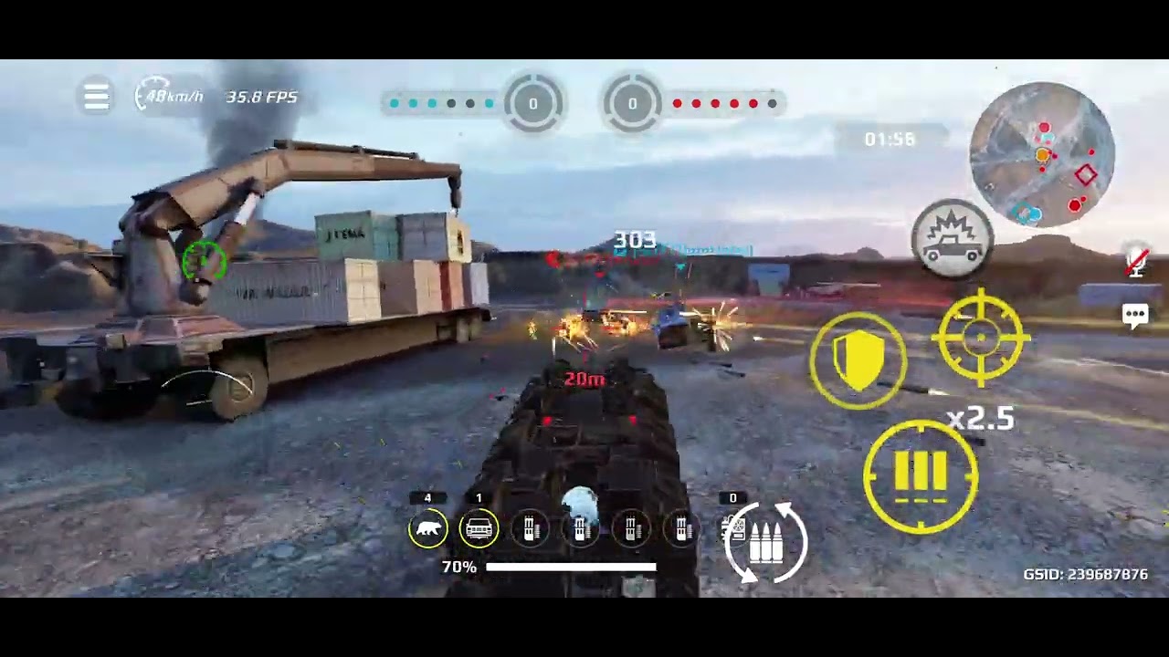 The Best 6 Kills #1! A cool fight against good players! Crossout Mobile!