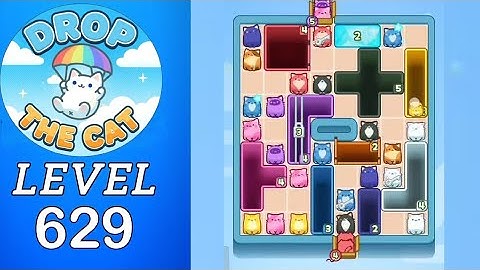 Drop The Cat Level 629 Walkthrough