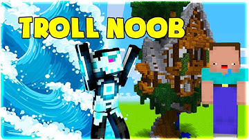 THỬ THÁCH TROLL NOOB BẰNG SÓNG THẦN TRONG MINECRAFT!!
