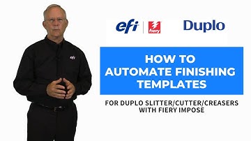 Automate Duplo Finishing Templates with Fiery Impose | Duplo USA