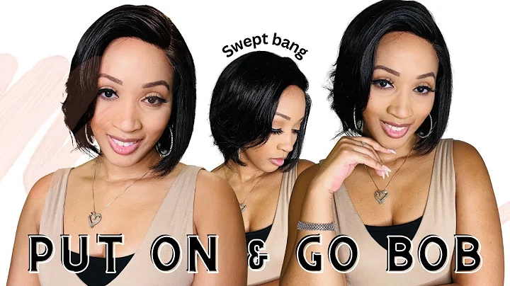 Mature Boss Pixie Cut Swept Bangs Glueless Minimalist HD Lace Bob Wig | LUV ME HAIR