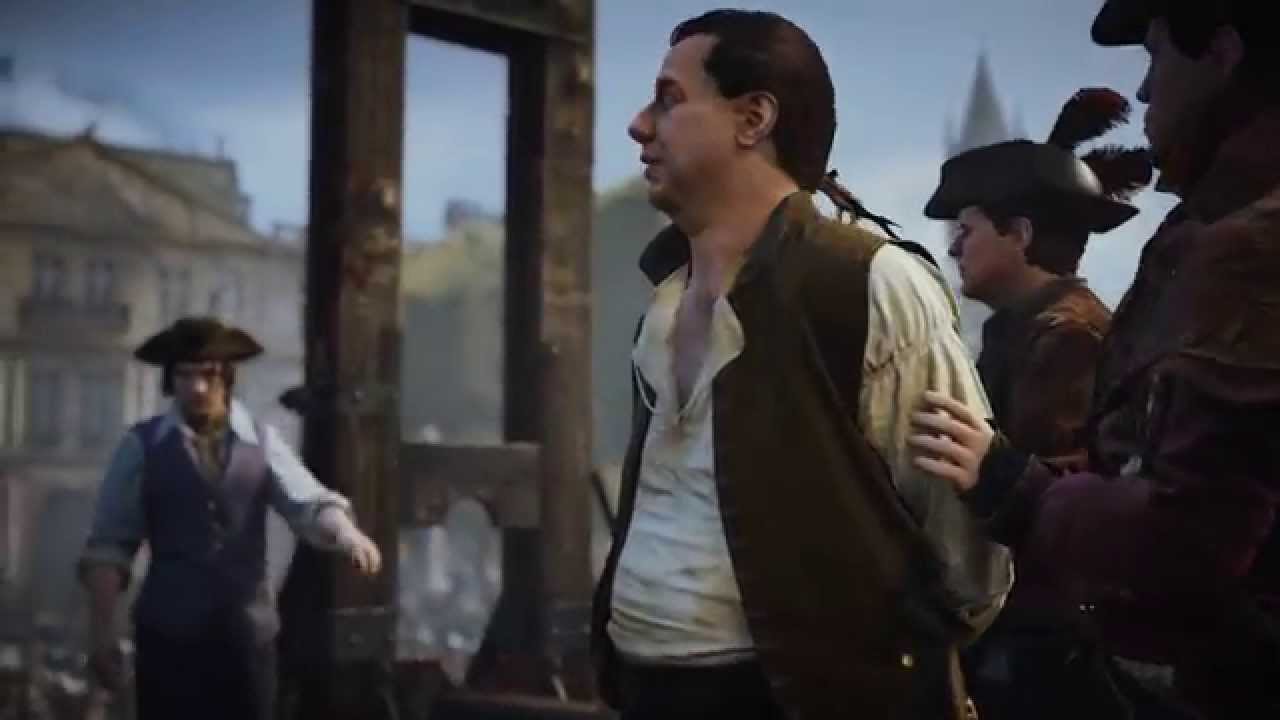 Assassin&#39;s Creed Unity - The Execution: King Louis XVI Gallows Execution & Germain Speech ...