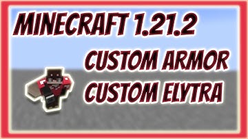 Custom textures | Minecraft 1.21.2 | Armor textures - Item model - Equippable - Glider