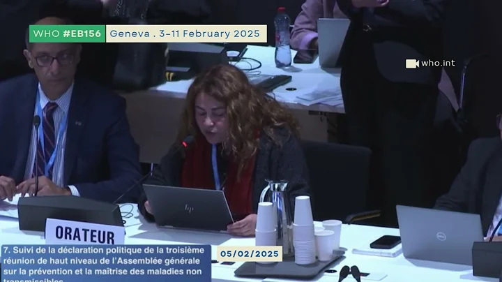 NCDs (SPA) - IBFAN statements at the WHO #EB156 (2025) - Paola Gaete