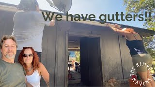 How to Install Home Depot Gutters Painting Fascia Boards on our Home
