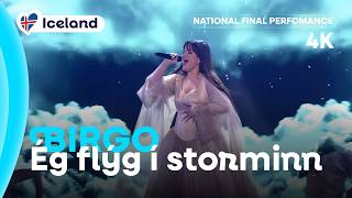 Birgo - Ég Flýg Í Storminn Live Iceland Söngvakeppnin 2025 4K
