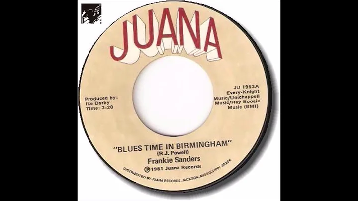 Frankie Sanders   Blues Time In Birmingham